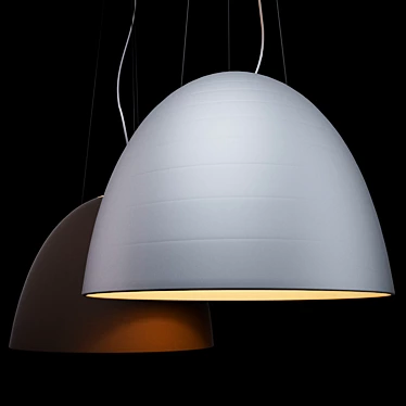 Elegant Pendant Lamps 3D model image 1 