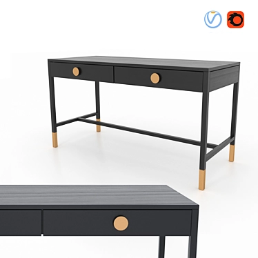 Elegant Writing Desk for Any Home 3D model image 1 