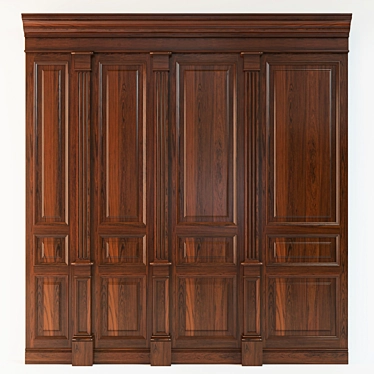 Wood Panels Collection 3D model image 1 