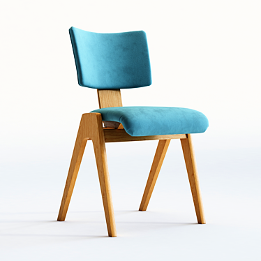 Compact and Stylish Dwarf Chair 3D model image 1 