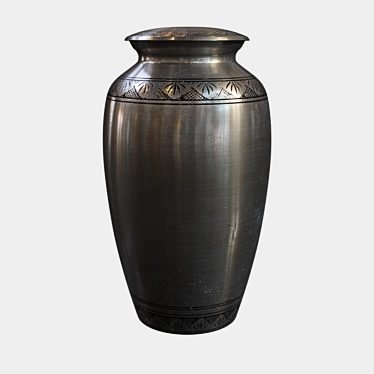 Elegant Metal Vase: VRay Ready 3D model image 1 