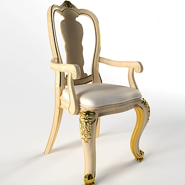 Classic Chair: Timeless Elegance 3D model image 1 