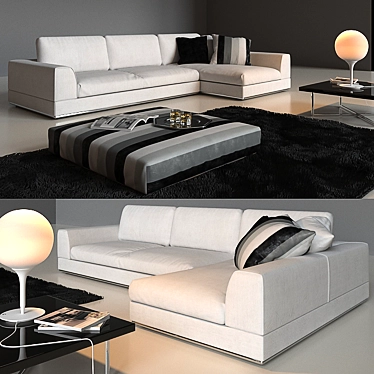 Luxury My Way Sofa by Formerin | 314x150xh80 3D model image 1 