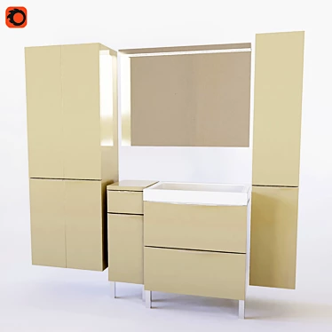 Verona Urban Furniture Set 3D model image 1 