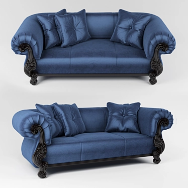 Luxury Queen Sofa by Orsitalia 3D model image 1 