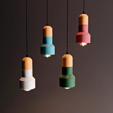 Modern Loft Hanging Lights (811/812) 3D model image 1 