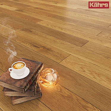 Kährs Oak Tweed: Exquisite Elegance for Your Floors 3D model image 1 