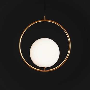 Nordic Globe Pendant Light 3D model image 1 