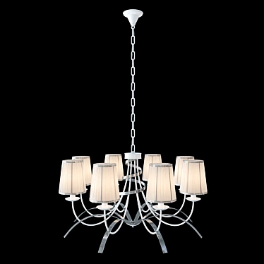 Classic Elegance: Aurora Sail Chandelier 3D model image 1 