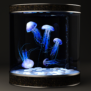 Mesmerizing Jellyfish Aquarium 3D model image 1 