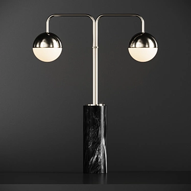 Empire Table Lamp: Sleek Elegance 3D model image 1 