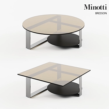 Modern Minotti Bresson Coffee Table 3D model image 1 