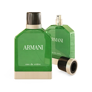 Armani Eau de Cedre: Distinctive Masculine Fragrance 3D model image 1 
