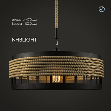 Modern Contemporary NHBLIGHT Pendant 3D model image 1 