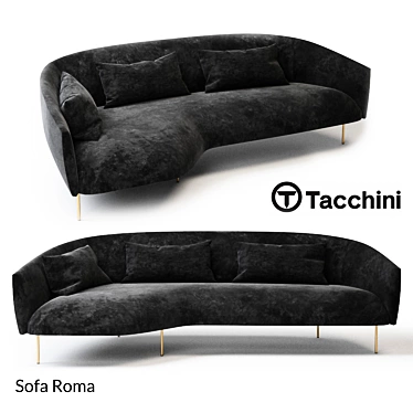 Roma Sofa | Timeless Italian Design 3D model image 1 