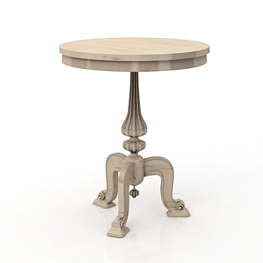 Title: Sleek 640x640 Table 3D model image 1 