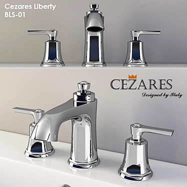 Elegant Cezares Liberty Faucet 3D model image 1 