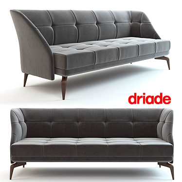 Driade Leeon: Modern and Elegant Sofa 3D model image 1 