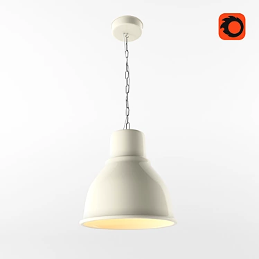 Hekthar Pendant Lamp - 38cm Diameter 3D model image 1 