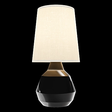 Brass Geo Touch Lamp 3D model image 1 