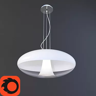 Glamorous Lirio Chandelier: Illuminate in Style 3D model image 1 