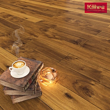 Supreme Sevede Oak Flooring - Stunning 17x14m Size 3D model image 1 