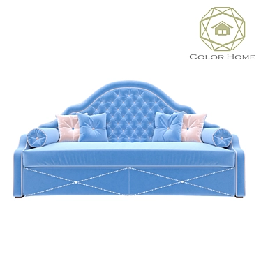 Iriska Children's Sofa Bed: Stylish & Functional 3D model image 1 