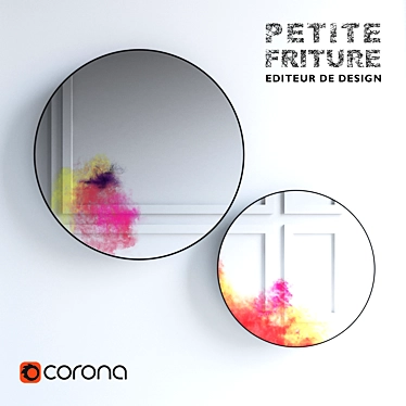 A set of mirrors FRANCIS petit MIROIRS MURAUX