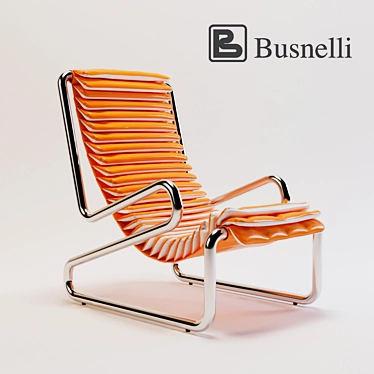 Busnelli Armadillo: Stylish and Versatile Seating 3D model image 1 