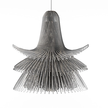 Modern Ceiling Lamp -- Sleek Light Unit 3D model image 1 