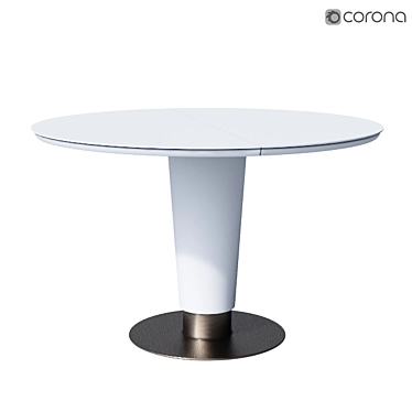 Stylish STUART Folding Table 3D model image 1 