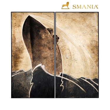 Smania Titan: A Glamorous Art Deco Masterpiece 3D model image 1 