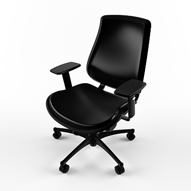 ErgoFlex Task Chair: Stylish & Comfortable 3D model image 1 