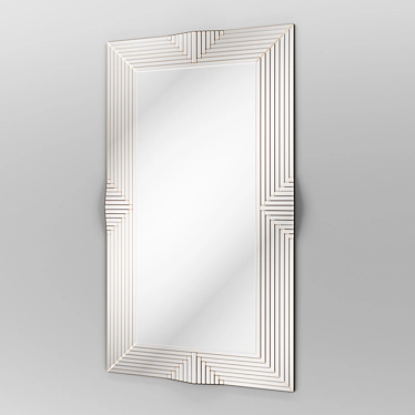 Sleek Manhattan Mirror Stand 3D model image 1 