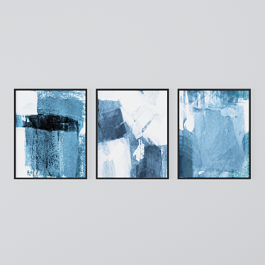 MinimalInstant 4 Abstract Poster Set 3D model image 1 