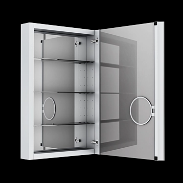 Kohler Verdera Mirrored Cabinet: Stylish Storage Solution 3D model image 1 