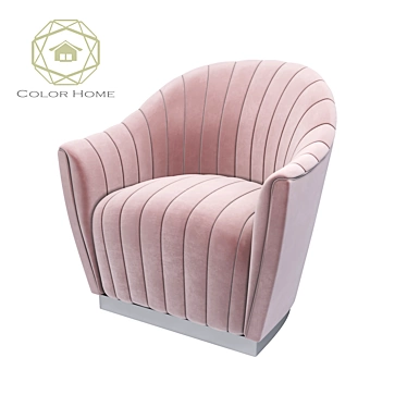 Premium Comfort Armchair: "Ariel" Collection 3D model image 1 
