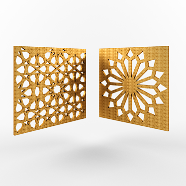 Elegant Iranian 3D Panel 3D model image 1 