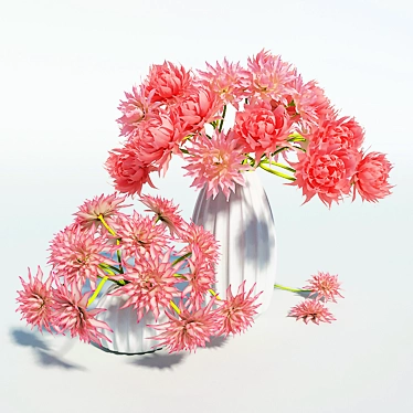 Deluxe Daisy Collection: Blossom with Joy 3D model image 1 