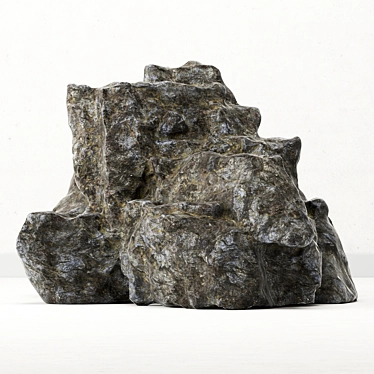 River Rock 3D Models: High-Quality Textures 3D model image 1 