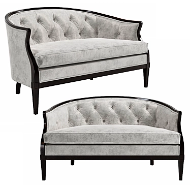 Regency Style Tufted Back Sofa