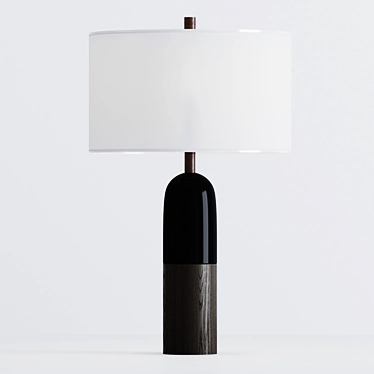 Elegant Marais Table Lamp 3D model image 1 