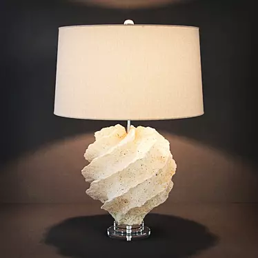 Elegant Melrose Table Lamp 3D model image 1 