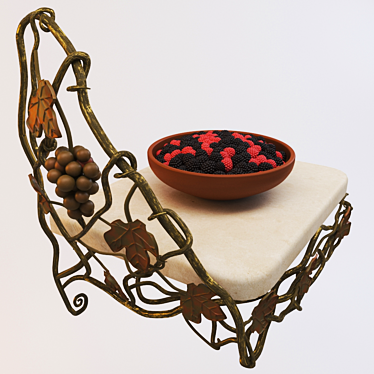 Forged Berry Shelf 3D model image 1 