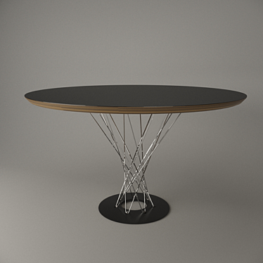 Sleek Noguchi Cyclone Table 3D model image 1 