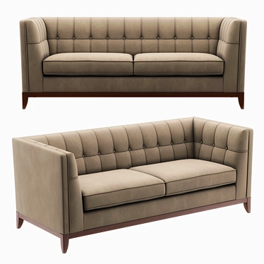 Lixis 3-Seater Sofa by Seven Sedie 3D model image 1 