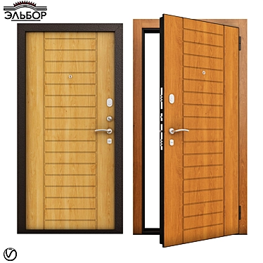 Elbor Ankara Entrance Doors 3D model image 1 