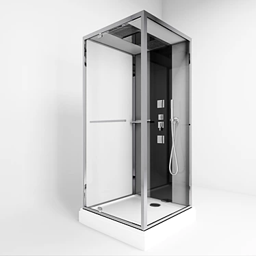 Avanta Premium Kubik Shower Cabin 3D model image 1 