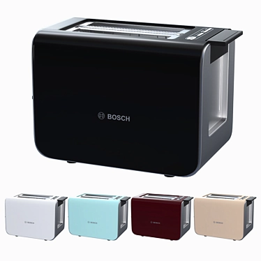 Sleek BOSCH Toaster: Styline Elegance 3D model image 1 