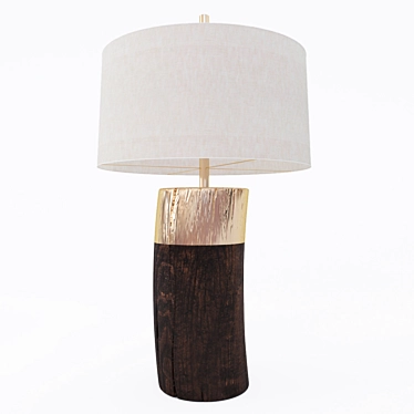Modern Emery Table Lamp 3D model image 1 